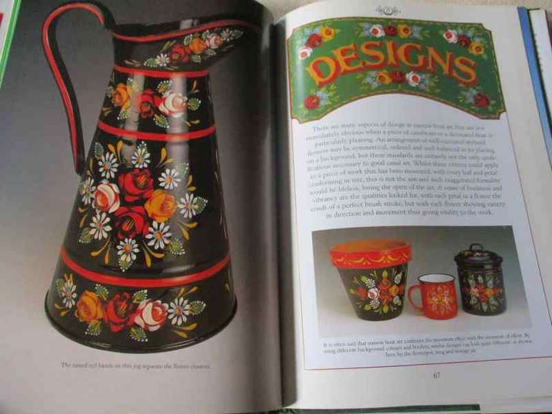 PAINT ROSES & CASTLES - TRADITIONAL NARROW BOAT PAINTING FOR HOMES AND BOATS - ANNE YOUNG
