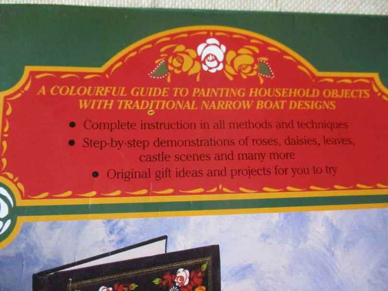 PAINT ROSES & CASTLES - TRADITIONAL NARROW BOAT PAINTING FOR HOMES AND BOATS - ANNE YOUNG