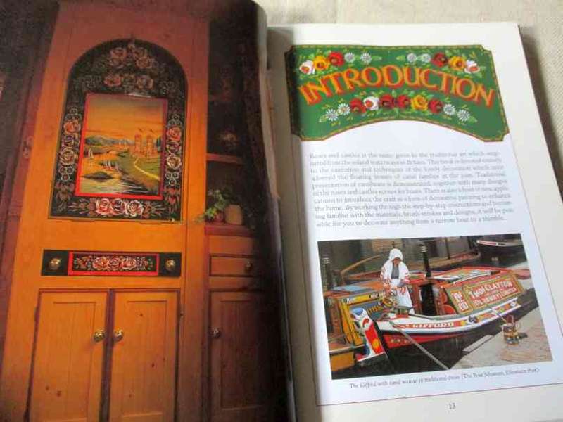 PAINT ROSES & CASTLES - TRADITIONAL NARROW BOAT PAINTING FOR HOMES AND BOATS - ANNE YOUNG