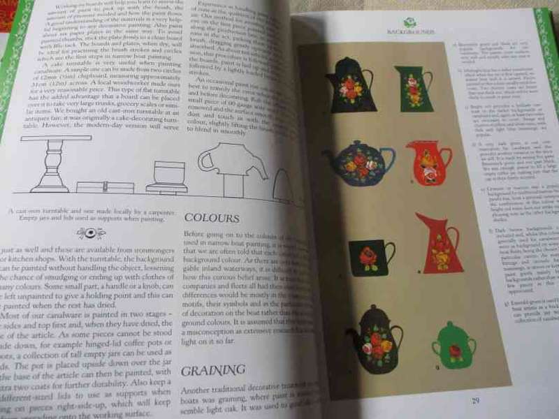 PAINT ROSES & CASTLES - TRADITIONAL NARROW BOAT PAINTING FOR HOMES AND BOATS - ANNE YOUNG