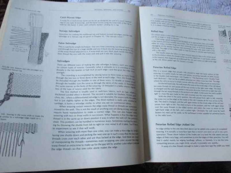 THE WEAVING, SPINNING, AND DYEING BOOK - RACHEL BRWON - SECOND EDITION