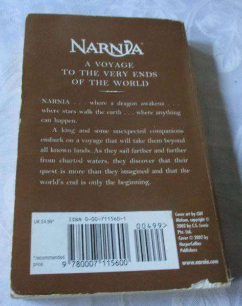 THE VOYAGE OF THE DAWN TREADER - THE CHRONICLES OF NARNIA - C.S. LEWIS