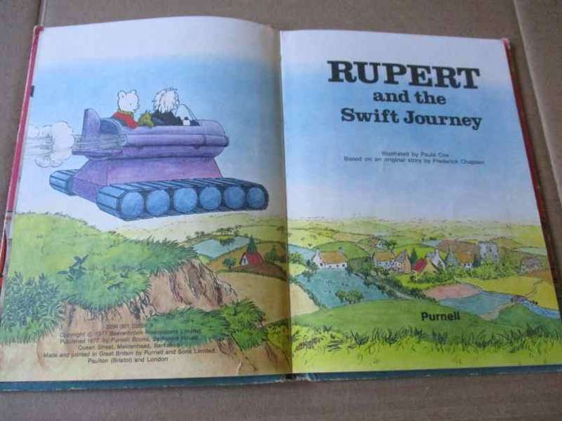 RUPERT AND THE SWIFT JOURNEY - RUPERT COLOUR LIBRARY