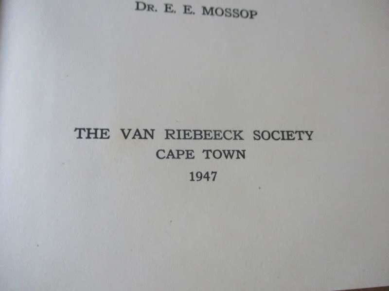 THE JOURNALS OF BRINK AND RHENIUS - JOURNAL INTO GREAT NAMAQUALAND BY CAPTAIN CAREL HOP AND ...