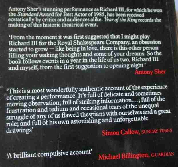 YEAR OF THE KING - ANTONY SHER