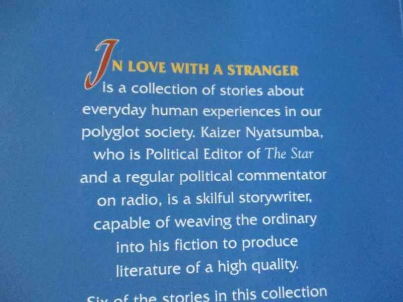 IN LOVE WITH A STRANGER AND OTHER STORIES - KAIZER NYATSUMBA