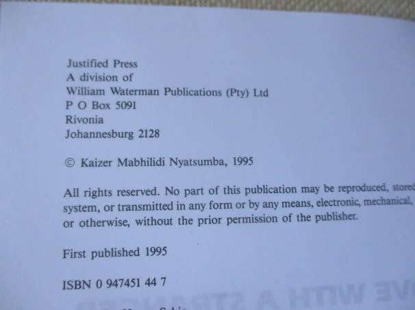 IN LOVE WITH A STRANGER AND OTHER STORIES - KAIZER NYATSUMBA