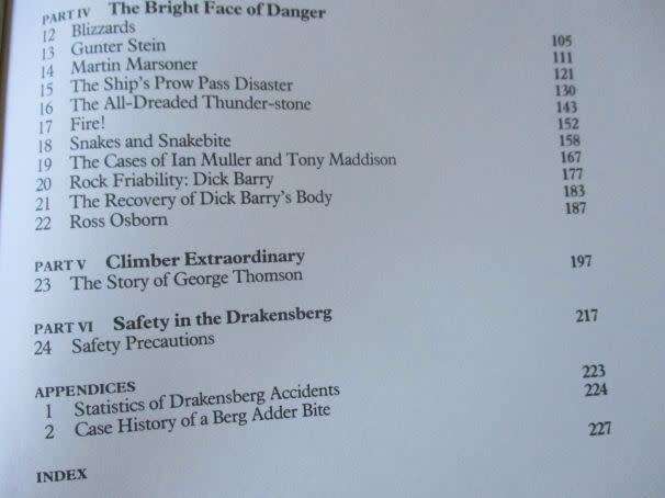 DRAGON`S WRATH - DRAKENSBERG CLIMBS, ACCIDENTS AND RESCUES - R.O. PEARSE & JAMES BROWN