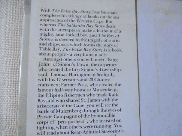 THE FALSE  BAY - JOSE BURMAN