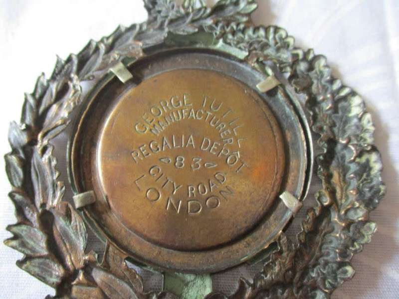 Masonic THE ART & idealogy of the trade union emblem badge  1915 GEORGE TUTILL
