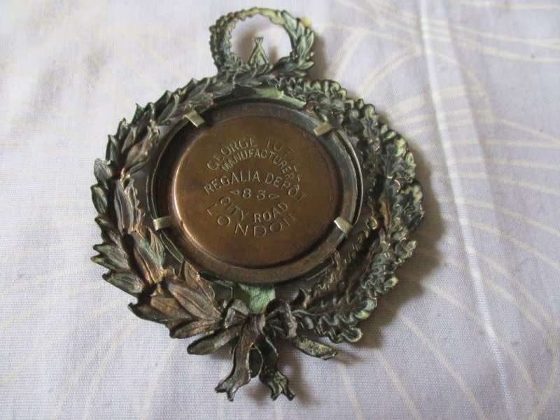 Masonic THE ART & idealogy of the trade union emblem badge  1915 GEORGE TUTILL