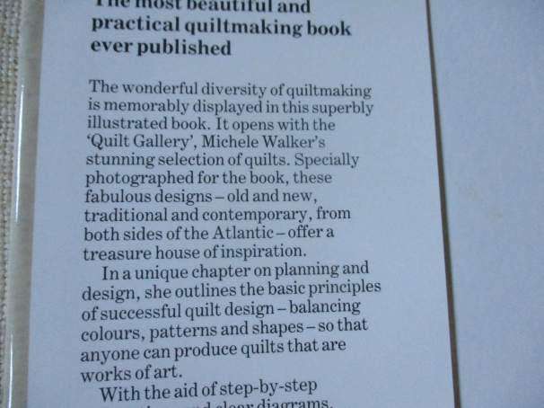 QUILTMAKING IN PATCHWORK & APPLIQUE - MICHELE WALKER