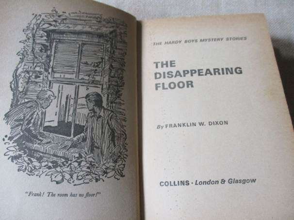 THE DISAPPEARING FLOOR  - FRANKLIN W DIXON - THE HARDY BOYS SERIES NO 5 ( hardcover )