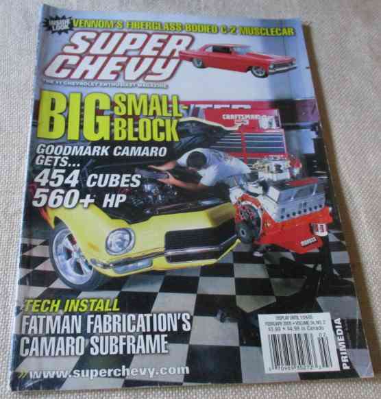 SUPER CHEVY MAGAZINE FEBRURARY 2005