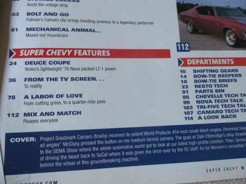 SUPER CHEVY MAGAZINE FEBRURARY 2005