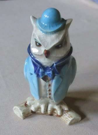 VINTAGE GENTLEMAN / DAPPER OWL - FIGURINE