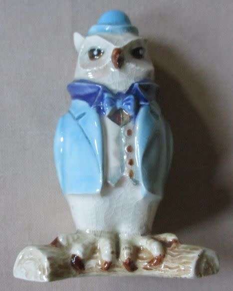 VINTAGE GENTLEMAN / DAPPER OWL - FIGURINE
