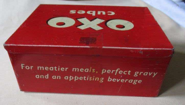 VINTAGE OXO CUBES - TIN
