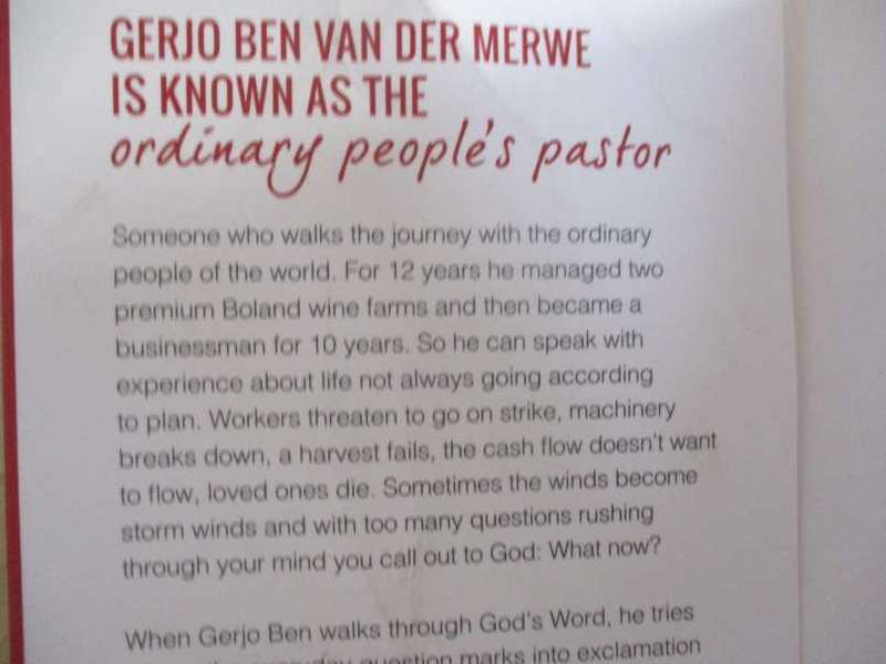 GET UP AND GO - GERJO BEN VAN DER MERWE