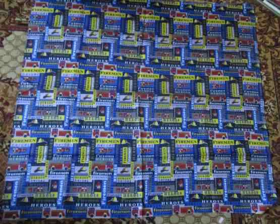 FIREMEN HEROES / FIRE FIGHTING / FIRE TRUCK / FIRE ENGINE - FABRIC