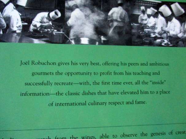 L`ATELIER OF JOEL ROBUCHON - THE ARTISTRY OF A MASTER CHEF AND HIS PROTEGES - BY PATRICIA WELLS