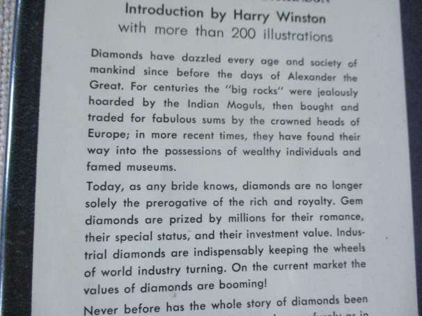 THE BOOK OF DIAMONDS - THEIR HISTORY AND ROMANCE FROM ANCIENT INDIA TO MODERN TIMES - JOAN YOUNGER .