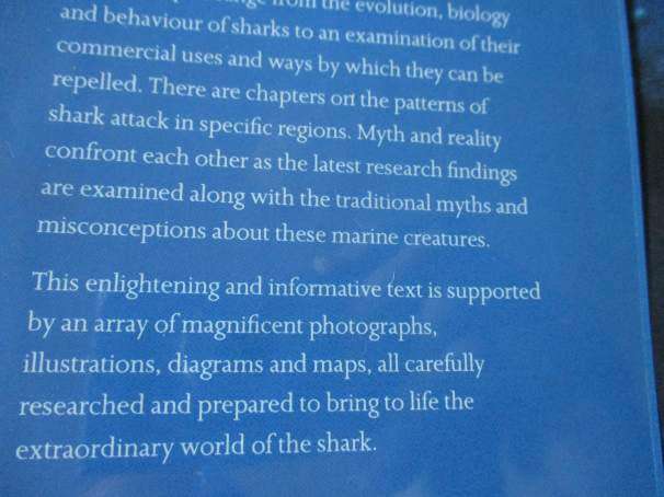 SHARKS - AN ENCYCLOPEDIC SURVEY BY INTERNATIONAL EXPERTS