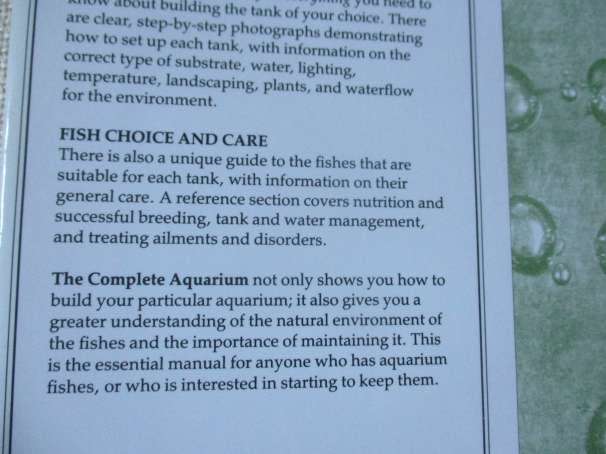 THE COMPLETE AQUARIUM - A PRACTICAL GUIDE TO BUILDING, STOCKING AND MAINTAINING FRESHWATER & MARINE