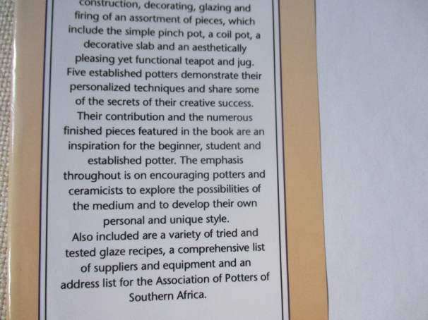 STEP- BY-STEP POTTERY AND CERAMICS - A SOUTH AFRICAN GUIDE - LORETTE ESPI