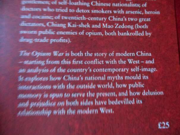 OPIUM WAR - DRUGS, DREAMS, AND THE MAKING OF CHINA - JULIA LOVELL