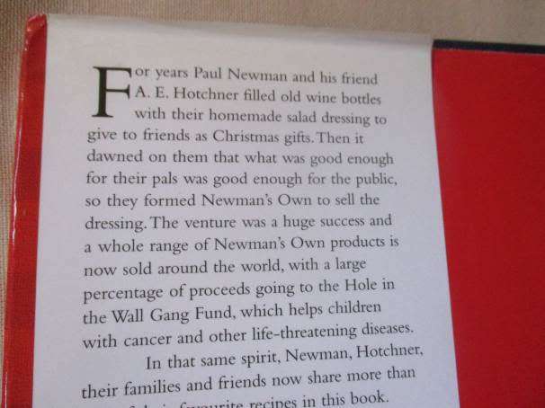 NEWMAN`S OWN COOKBOOK - PAUL NEWMAN & A.E. HOTCHNER
