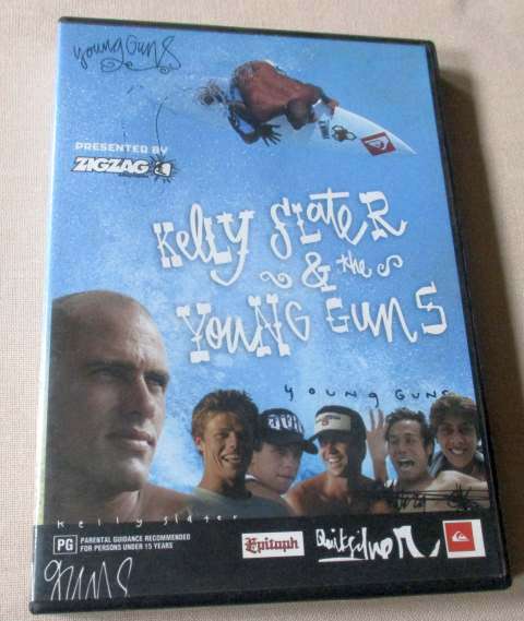 KELLY SLATER & THE YOUNG GUNS - ZIGZAG MAGAZINE - DVD ( surfing )