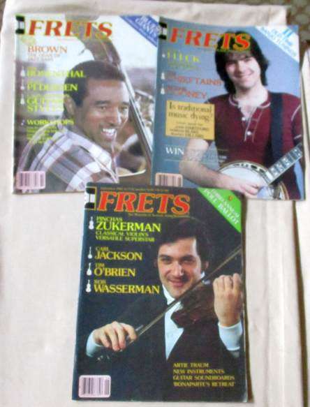 FREDS  MAGAZINE ( MAGAZINE OF ACOUSTIC STRING INSTRUMENTS )  x 3