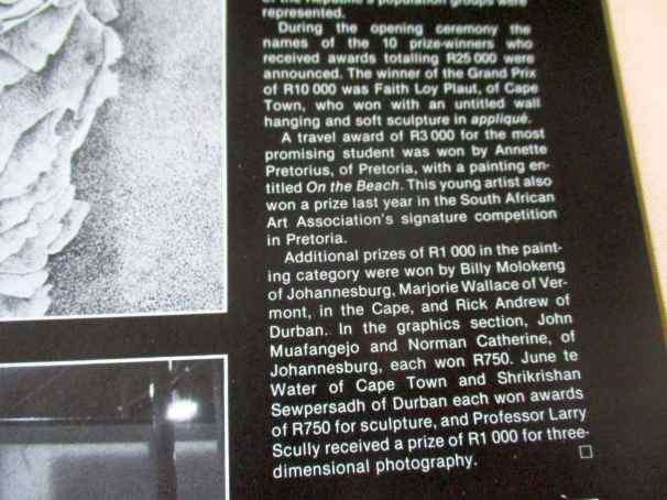 PANORAMA MAGAZINE SEPTEMBER 1982 ( COPPERSMITH, TUBERCULOSIS, S.A. ART, JUKSKEI, WITS, THE GARDENS )