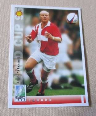 IAN STUART - CANADA - 1995 RUGBY WORLD CUP - SPORTS DECK CARD 188