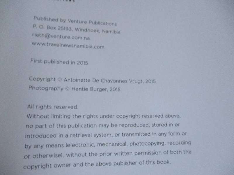 STORIES FROM MY NAMIBIAN KITCHEN - LIFE ON A TABLE - ANTOINETTE DE CHAVONNES VRUGT