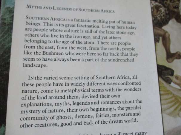 MYTHS AND LEGENDS OF SOUTHERN AFRICA - PENNY MILLER