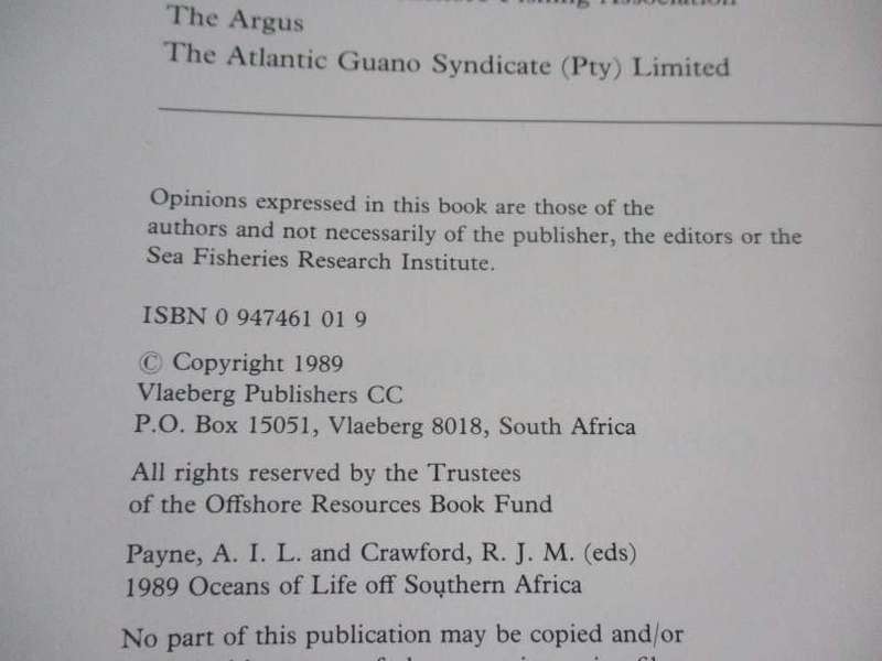 OCEANS OF LIFE OFF SOUTHERN AFRICA - ANDREW I.L. PAYNE AND J.M. CRAWFORD