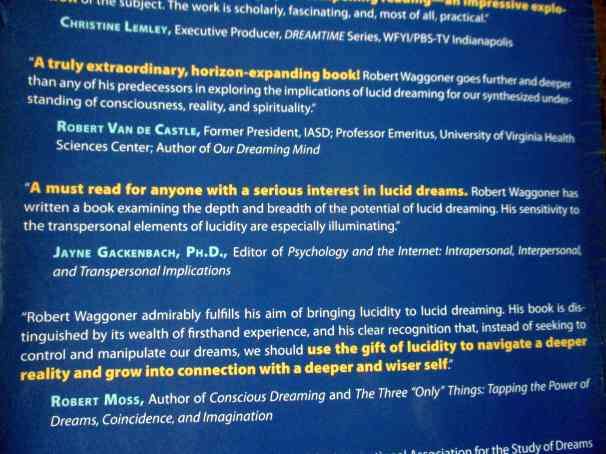 LUCID DREAMING - GATEWAY TO THE INNER SELF - ROBERT WAGGONER