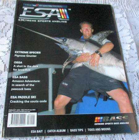 ESA EXTREME SPORT ANGLING MAGAZINE FEBRUARY 2008 ( fishing )
