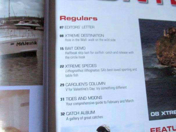 ESA EXTREME SPORT ANGLING MAGAZINE FEBRUARY 2008 ( fishing )