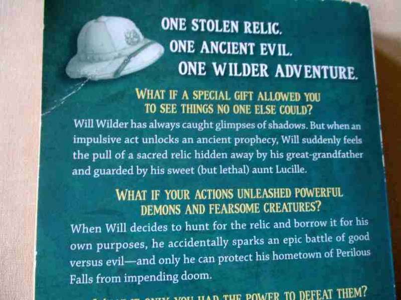 WILL WILDER - THE RELIC OF PERILOUS FALLS - RAYMOND ARROYO