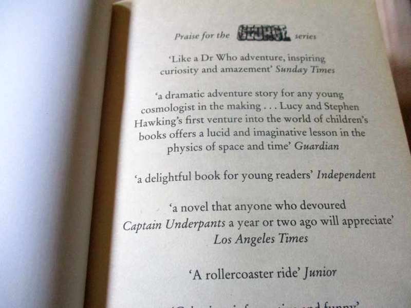 GEORGE AND THE BIG BANG - LUCY & STEPHEN HAWKING