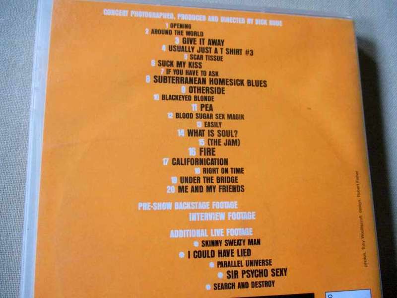 RED HOT CHILI PEPPERS - OFF THE MAP - DVD