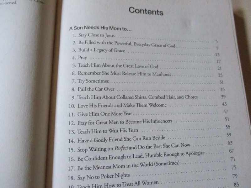 52 THINGS SONS NEED FROM THEIR MOMS - ANGELA THOMAS