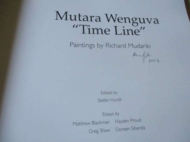 MUTARA WENGUVA ` TIME LINE ` PAINTINGS BY RICHARD MUDARIKI ( SIGNED )