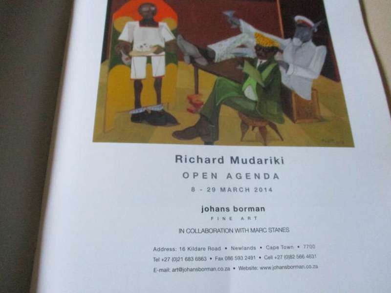 RICHARD MUDARIKI - OPEN AGENDA - JOHANS BORMAN