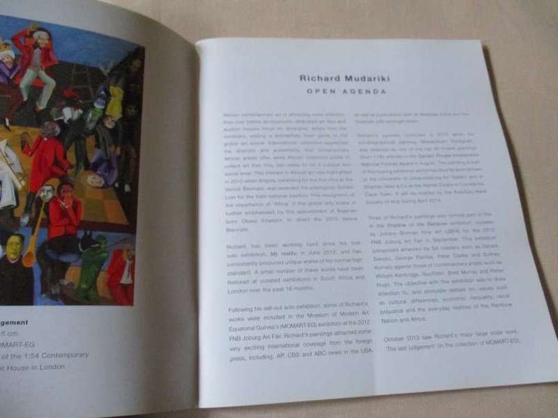 RICHARD MUDARIKI - OPEN AGENDA - JOHANS BORMAN