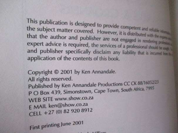 MOVERS - KEN ANNANDALE ( movers, shakers, moaners & groaners )