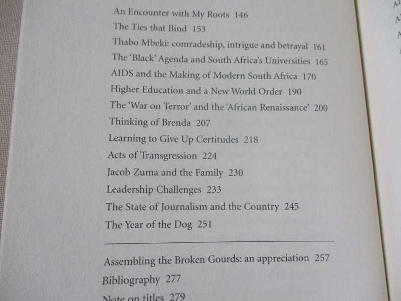 FINE LINES FROM THE BOX - FURTHER THOUGHTS ABOUT OUR COUNTRY - NJABULO S NDEBELE ( SIGNED )